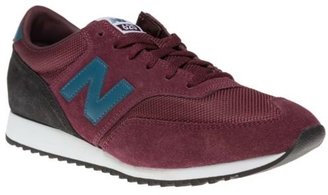 New Balance New Mens Maroon 620 Suede Trainers Retro Lace Up