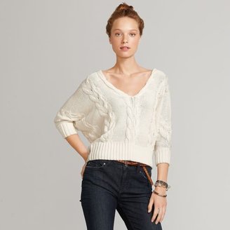 Tommy Hilfiger Women's Batwing Cableknit Sweater