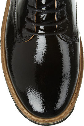 Purified Promo 1 patent-leather brogues