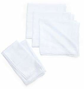 Saks Fifth Avenue Cotton Handkerchiefs, Set of 6