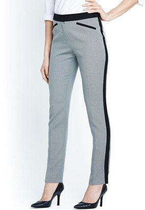 South Fashion Basket Weave Textured Skinny Trousers