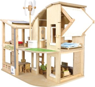 Plan Toys 'Green' Dollhouse & Furniture