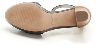 Clarks Scotch Light Leather High-Heeled Platform Sandals