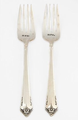 Nordstrom Milk and Honey Luxuries 'Mrs. & Mrs.' Vintage Wedding Forks (Set of 2)
