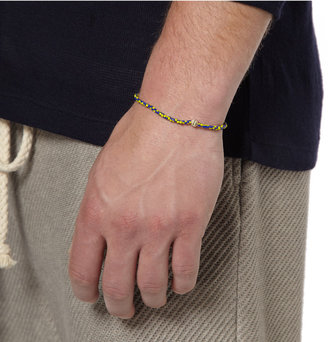 Luis Morais Gold and Glass Bead Bracelet