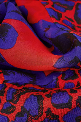 Diane von Furstenberg New Boomerang printed silk scarf