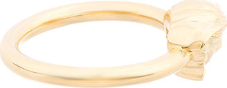 Versace Gold Medusa Head Ring