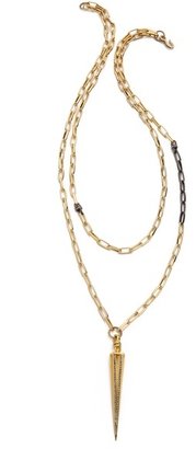 Paige Novick Claire Collection Caged Spike Necklace