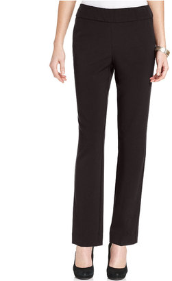 JM Collection Straight-Leg Pull-On Pants