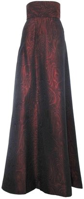 Yves Saint Laurent 2263 YVES SAINT LAURENT Burgundy Skirt
