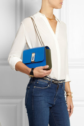 Anya Hindmarch Albion small two-tone leather shoulder bag