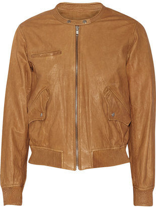 Etoile Isabel Marant Calista leather bomber jacket