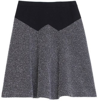 Tibi Birdeye Knit Flirty Skirt