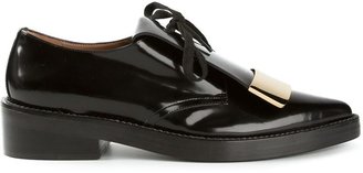 Marni contrasted tongue loafers