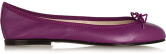 French Sole India leather ballet flats