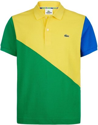 Lacoste Men's Brazil themed polo shirt