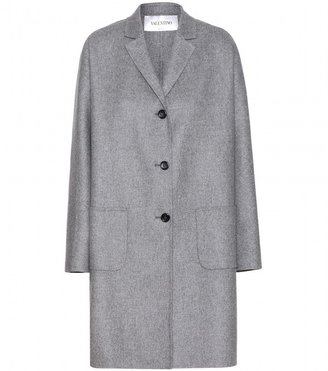 Valentino Wool and angora-blend coat