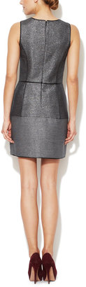 Cynthia Steffe Aniston Metallic A-Line Dress