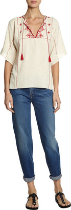 Ulla Johnson Embroidered Nomad Top