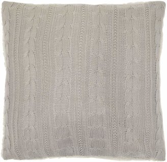 Linea Cable knit sherpa cushion