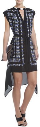 BCBGMAXAZRIA Rayanne Printed Sleeveless Dress