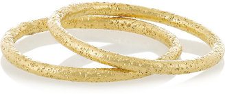 Carolina Bucci Set of two 18-karat gold rings
