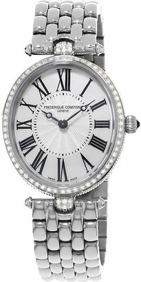 Frederique Constant FC200MPW2VD6B Classics Art Deco stainless steel and diamond watch
