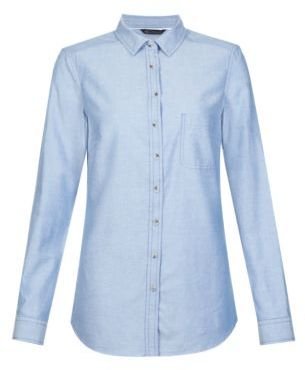 Marks and Spencer M&s Collection Pure Cotton Oxford Shirt