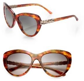 BVLGARI Scaled Arm 55MM Butterfly Sunglasses