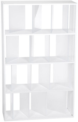 Kartell Sundial Bookcase Satin Finished - White/Crystal