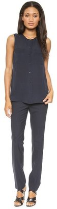 Theory Double Georgette Hetalla Blouse