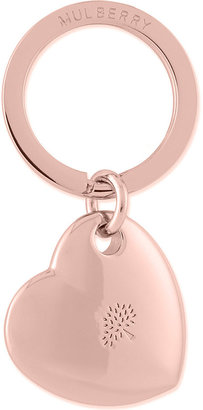 Mulberry Heart key ring