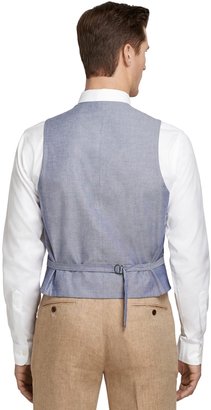 Brooks Brothers Madras Linen Vest