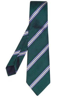 Ermenegildo Zegna Diagonal-stripe silk tie