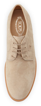Tod's Micro-Sole Suede Lace-Up Shoe