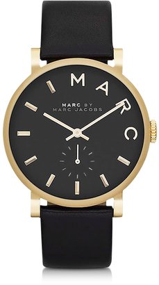 Marc by Marc Jacobs Black Baker 36.5MM Round Women's Watch