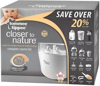 Tommee Tippee Closer To Nature Complete Starter Baby Bottle Warmer Kit