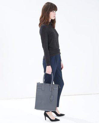 From Lou Plain Grey Nicoline Tote Bag
