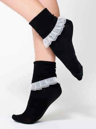 American Apparel Girly Lace Ankle Sock