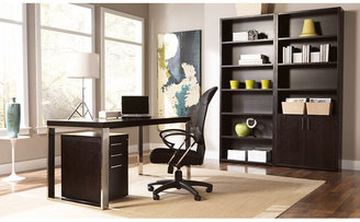 Stockholm Home Office Furniture, 3 piece Set (Desk, Chair and File Cabinet)
