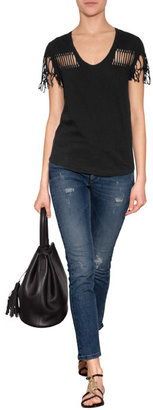 Zadig & Voltaire Cotton Shredded T-Shirt