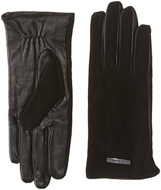 Calvin Klein Women's Suede. Leather Combo Glove