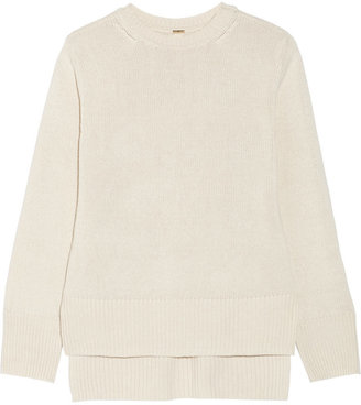Adam Lippes Silk and cashmere-blend sweater
