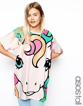 My Little Pony ASOS Tall ASOS TALL Tunic Top With Multi