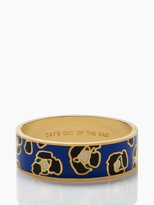 Kate Spade Cat's out of the bag idiom bangle