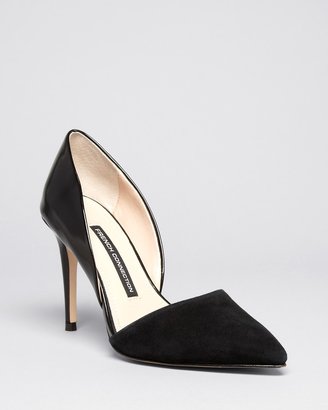 French Connection Pointed Toe D'Orsay Pumps - Elvia