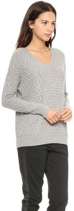 Vince Brick Texture Sweater