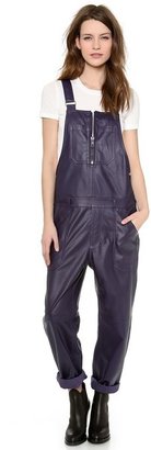 Acne Studios Chagall Leather Overalls