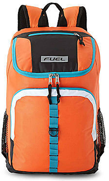 JCPenney Fuel® Widemouth Backpack-Orange/Blue