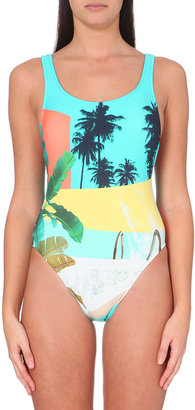 Seafolly Pool-Print Swimsuit - for Women